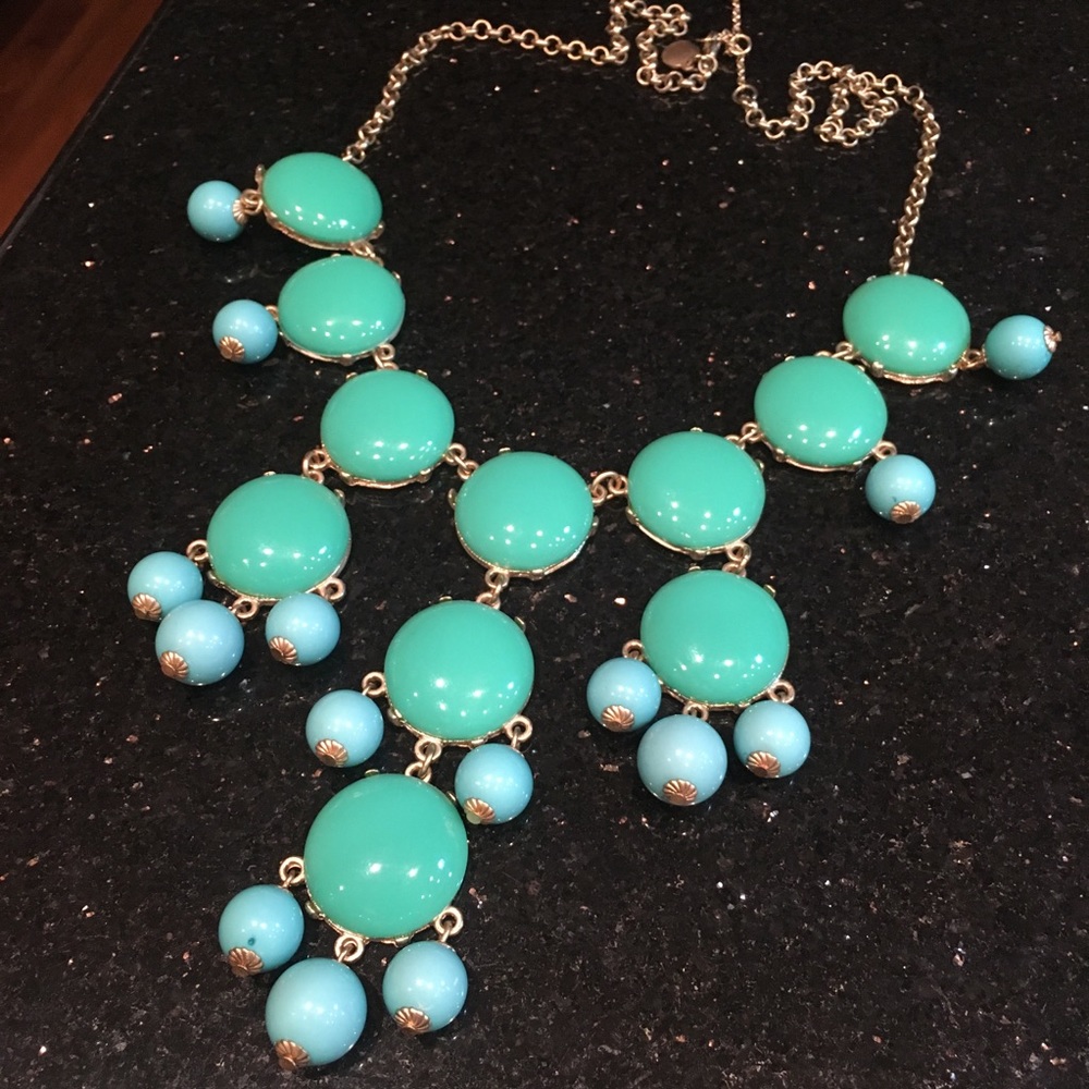 Blue & Green Statement Necklace